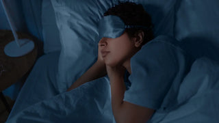 Woman sleeping, skin recovery