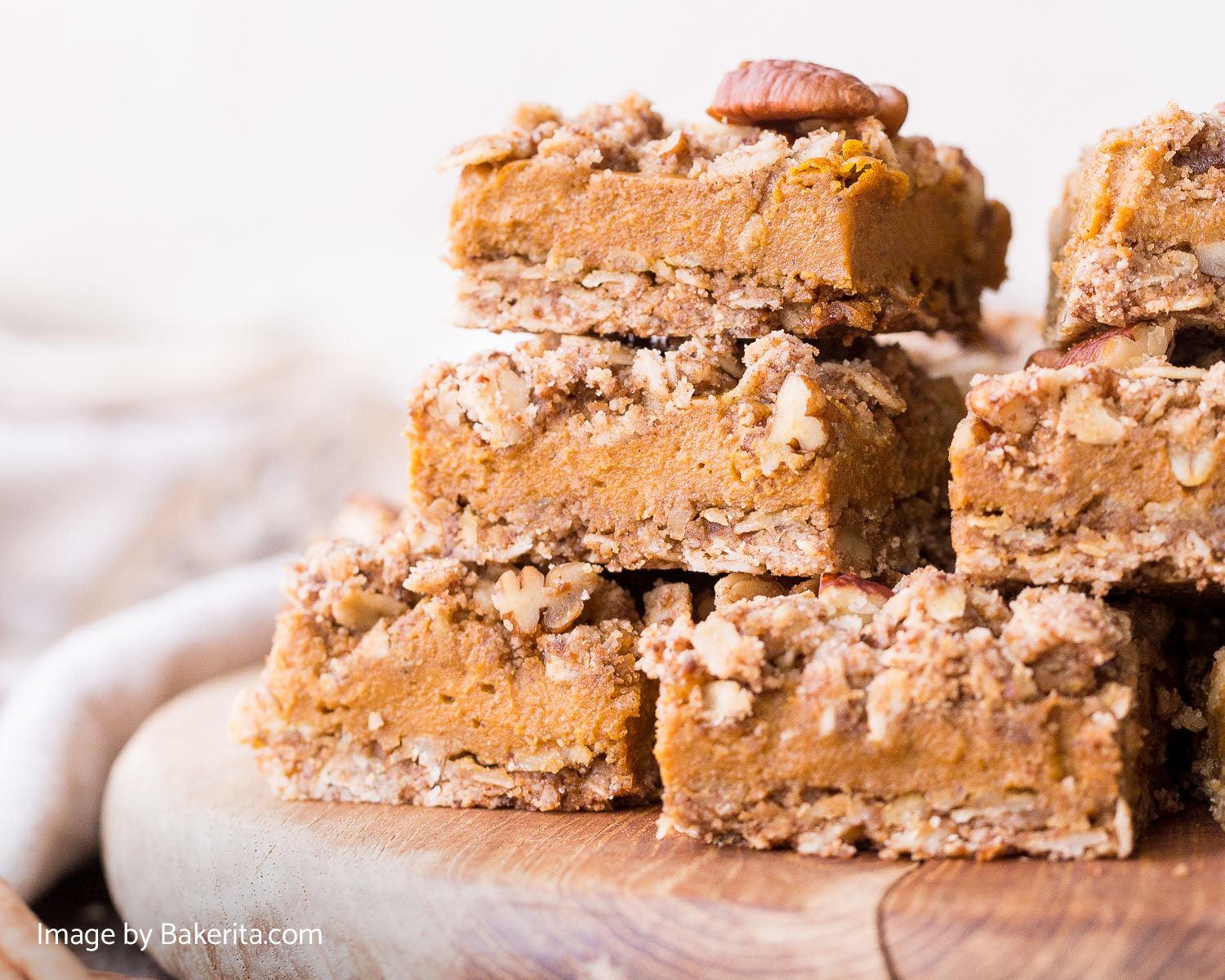 Pumpkin Pie Crumble Bars