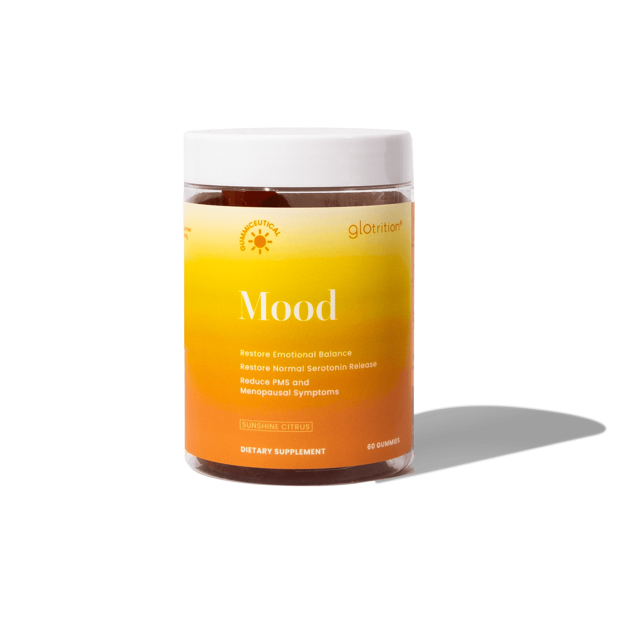 Bottle of mood gummies