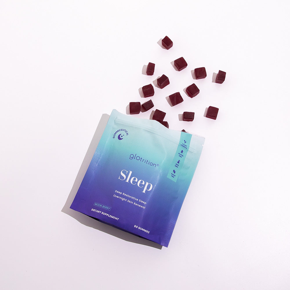 Sleep gummies coming out of bag