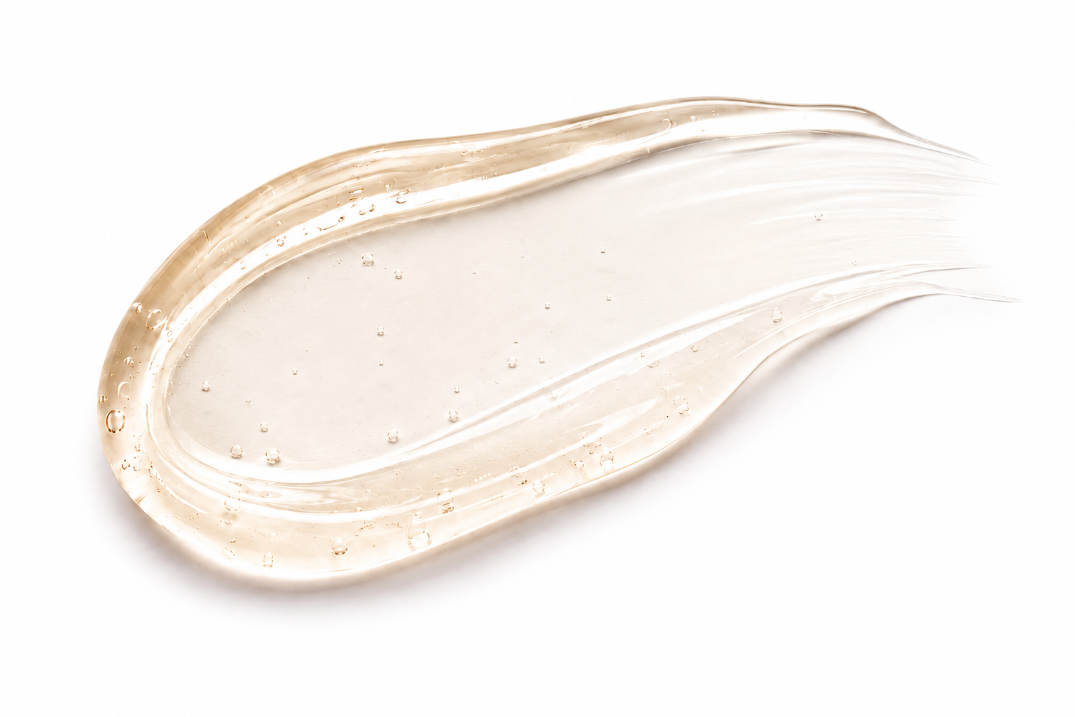 Beige cream swatch on a white background